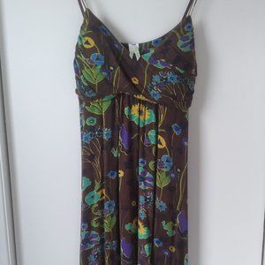 Anthropologie Floral Summer Dress, Size S